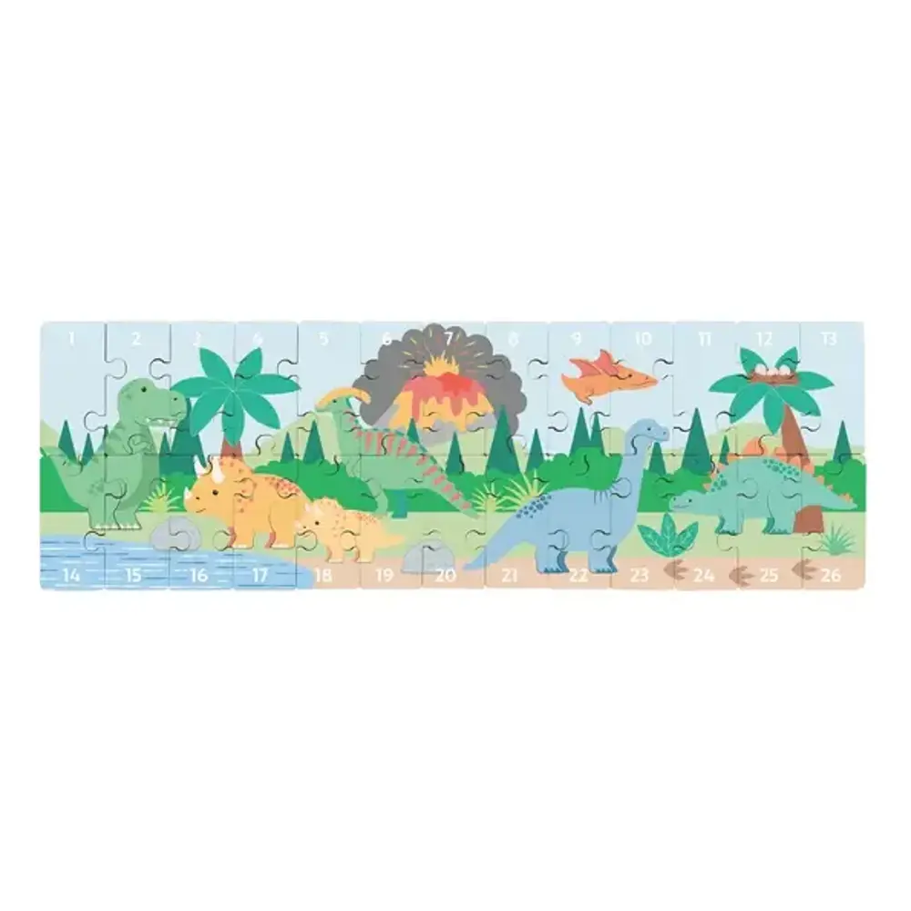 Orange Tree Toys Dinosaurs Number Puzzle